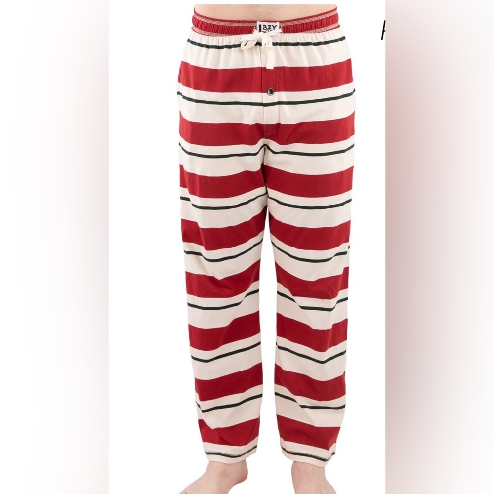 Lazy One men’s family elf pj pants size medium NWT